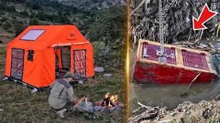 We Found Millions Of Dollars While Camping! We Found A Abandoned Safe In The River!