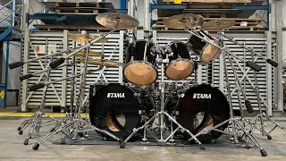 Tama Granstar restoration. Dave Lombardo set up and play along!