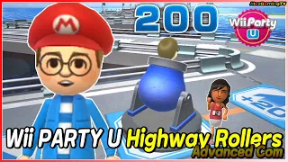 Wii Party U - Highway Rollers (Advanced Com, Skip vs Cristina vs Hiromi vs Kaori)  | AlexGamingTV