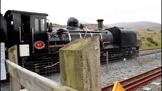 The re-opening of the Welsh Highland Railway after the 2021 re opening