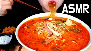 SUB)ASMR SPICY HOT POT Mukbang Eating sound 마라탕 먹방 리얼사운드 麻辣烫 (Eating sound)