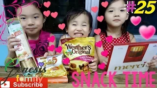 GRANDMA'S TREATS (ST7) SNACK TIME Werther's Original Challenge FOOD REVIEW #25 Genesis Family +