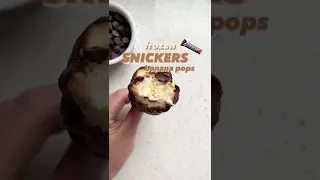 Gefrorener Snickers Bananen Snack 🍫 🍌