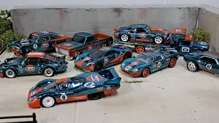 More amazing customs from @kronikustomes hotwheels gulf ford gt and much more