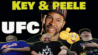 KEY AND PEELE | Ultimate Fighting Match Preview | REACTION (FROM LIVESTREAM)