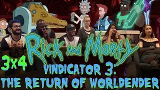 Rick and Morty - 3x4 Vindicators 3: The Return of World Ender - Group Reaction