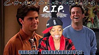 R. I. P. MATTHEW PERRY - CHANDLER BING'S BEST MOMENTS FROM 'FRIENDS' | REACTOBER DAY 30