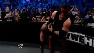 Kane attacks Randy Orton - WWE Smackdown 02/2/12 - (HQ)
