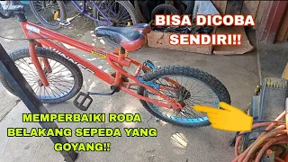 Cara memperbaiki roda belakang sepeda BMX yang goyang / tips dan tutorial