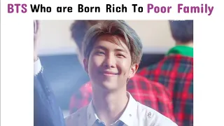 BTS Member Who Are born rich to poor family