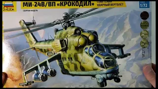 1/72 MI-24V/VP "Hind E" unboxing