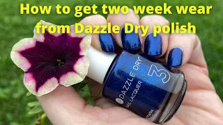 How to use Dazzle Dry vs Traditional Polish