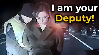 When The SUSPECT Pretends To Be A DEPUTY