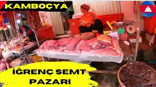 🇰🇭 KAMBOÇYA'DA PİSLİK YÖRESEL HALK PAZARI KAMBOÇYA SİEM REAP 《42》