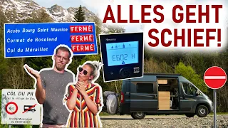 ROADTRIP mit PROBLEMEN 😮 - Route des Grandes Alpes - Frankreich mit dem Wohnmobil