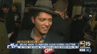 Bruno Mars to be included in Super Bowl halftime show?