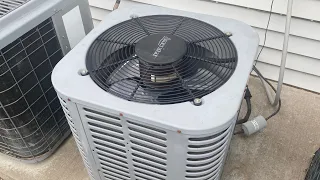 Startup/Shutdown of an early 2010s Ameristar 1.5 ton central air conditioner!