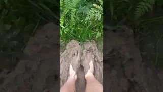 muddy feet