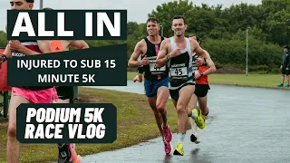 PODIUM 5K RACE VLOG. Attempt #2 at trying to break 15 mins for 5K.