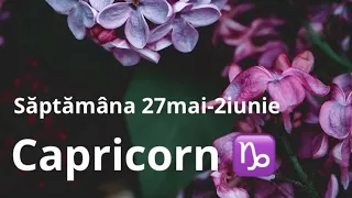 Capricorn ♑️-Săptămâna 27mai-2 iunie !!