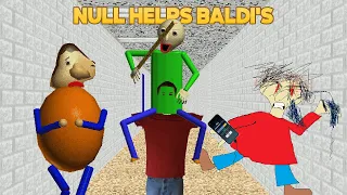 Null Rides Baldi! | Null Helps Baldi's (Version Beta) [Baldi's Basics Mod]