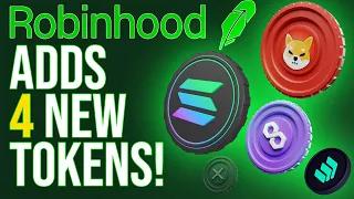 Robinhood Adds 4 New Tokens! | Solana, Polygon, Shiba Inu, and Compound