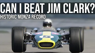 Trying To Beat Jim Clark's Monza Lap Record