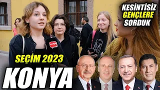 KONYA SADECE GENÇLER | KESİNTİSİZ Cumhurbaşkanlığı Sayaçlı Seçim Anketi / Sokak Röportajları | 2023