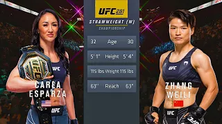 UFC 281: Carla Esparza vs. Zhang Weili Full Fight