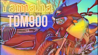 Обзор мотоцикла Yamaha TDM twin900 без пробега по РФ