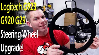 Logitech G923 G920 G29 Steering Wheel Upgrade!