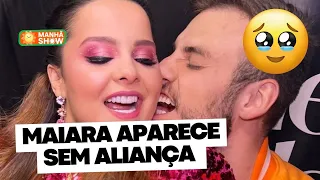 Maiara aparece sem aliança depois de declaração constrangedora do namorado- Mundo dos Famoso #fofoca