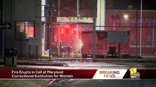 Fire breaks out in cell at Maryland Correctional Institute for Women