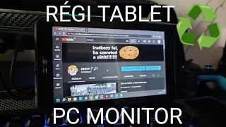 Hogyan hasznosíts újra egy régi tabletet - TwomonUSB (USB monitor)