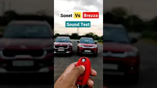 Sonet Vs Brezza : Lock/Unlock Sound Response..👍😇 l #shorts