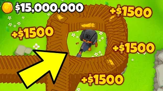 RANDOM PROJECTILES But I Make $15,000,000+ INSANE LUCK! (Bloons TD 6)