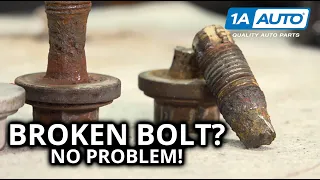 Broke Subframe Bolt Replacing Sway Bar Bushings and Links? Watch Pros Remove Broken, Stuck Car Bolts