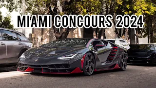 Miami Concours 2024 Hypercar Show OVER 50,000,000 in CARS Pagani Imola Bugatti Divo and so many More