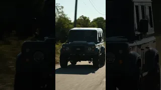 Sunny Fall Drives in the Custom Land Rover Defender 110 by HIMALAYA #landrover