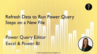 How to Refresh Your Data / Run Power Query Commands on a New data File (Power Query Part 3) Power BI