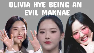 olivia hye being an evil maknae