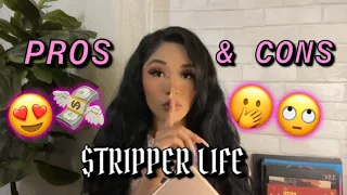 PROS & CONS OF WORKING AT THE STRIP CLUB THE TRUTH | STRIPPER LIFE