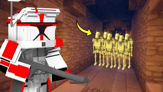 Clone Task Force Breaches DROID TUNNELS! - Minecraft: Clone Wars S2E4