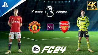 FC 24 - Man United vs. Arsenal - Premier League 23/24 Full Match at Old Trafford | PS5 4K Gameplay