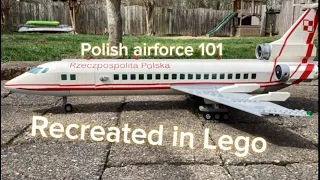 Polish airforce 101 recreated in Lego