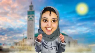 مشينا مع سارة لصلاة الجمعة 🤦🏻‍♀️😱