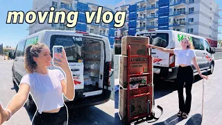 MOVING VLOG PT 2 📦 moving from Downtown LA to the beach!! 🥺🤍