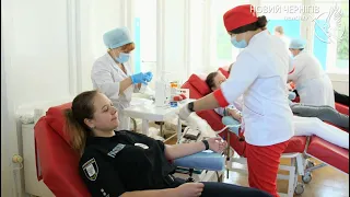 У Всесвітній День донора у Чернігові стартувала акція зі здачі крові