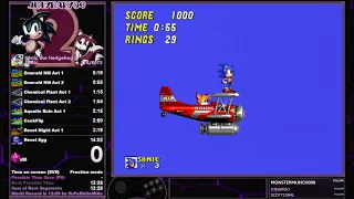 Sonic 2 - Wing Fortress Zone in 1:34 IGT (Pauseless) [World Record]