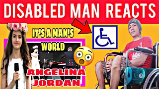 DISABLED PERSON REACT  Angelina Jordan - It's a Man's World - and Forsvarets Stabsmusikkorps - Oslo